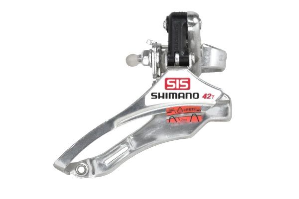 Переключатель передний SHIMANO FD-TY10 31,8мм,верх. тяга,серебристый