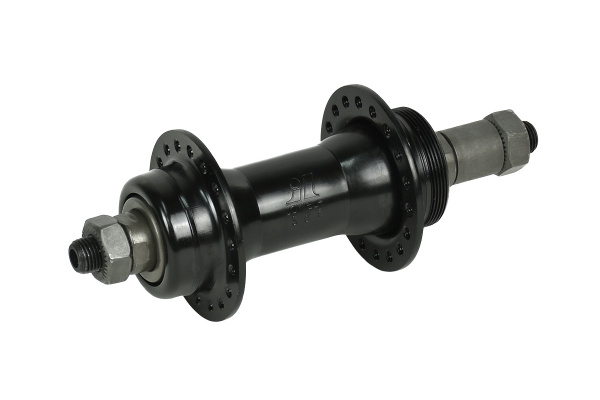 Втулка Joytech RH432 задняя, стальная, резьбовая, 36Н, с эксцентриком, черная